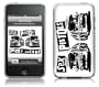 MusicSkins Sex Pistols Protective Skin for iPod Touch (2nd Gen) 8/16/32 GB Bus