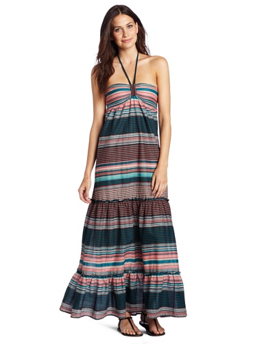 Roxy Juniors Born Dreamer Maxi Dress, Multi Stripe, Large