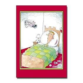 Santa Cam - Naughty Cartoon Merry Christmas Greeting Card