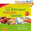 Die gro�e GU N�hrwert-Kalorien-Tabelle 2010/2011 (GU Tabellen)