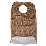 Large Waterproof Adult Mealtime Bib Protector Aid Apron by Generic