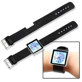 Wristband for Apple iPod Nano 6th Gen, Black