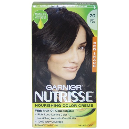 Garnier Nutrisse Haircolor 20 Soft Black