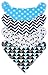 Baby Bandana Drool Bibs With Snaps For Boys and Girls, Soft Baby Bandana Bib Super Absorbent Modern and Trendy Unisex 4 Pack Gift Set From 100% Organic Cotton Ideal For Teething, Protect Baby Best Buy