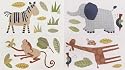 Kids Line Zanzibar Wall Decal Reuseable Stickers
