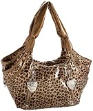 KATHY Van Zeeland One Night Stand Medium Shopper,Gold Leopard,one size