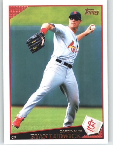 2009 Topps Baseball Card # 510 Ryan Ludwick - St. Louis Cardinals - Shipped In Protective Screwdown Display Case!