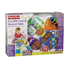 Fisher-Price Laugh and Learn Fun with Friends Musical Table