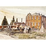 Bethesda Methodist Chapel and Churchyard, Hanley, Staffordshire, by Louisa Puller (Print On Demand)