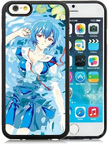 iPhone 6 Case,iPhone 6S TPU Case,Generic Petty Neon Genesis Evangelion Black Non Slip Surface with Excellent Grip Case for iPhone 6/6S 4.7 Inch