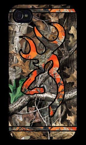 Ships From U S A Country Orange and Camo Buck Iphone 5 Iphone 5s Snap-on Case
