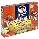 Quaker Cereal Bars, Apple Crisp, 8-Count Bars (Pack of 6)