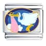 Animal Bird With Italian Charms Bracelet Link