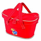 NCAA Kansas Jayhawks Mercado Insulated Cooler Basket, Red