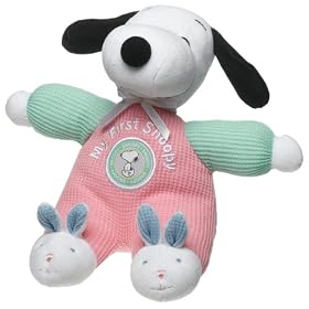 Baby Snoopy with Bunny Feet