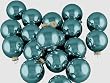 Club Pack of 48 Shiny Dancer Blue Glass Ball Christmas Ornaments 2" (50mm)