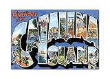 Greetings from Catalina Island Fridge Magnet