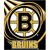 Boston Bruins NHL Licensed 50 x 60 Plush Raschel Throw Blanket