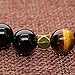 AmorWing Unique Gift Black Obsidian Tiger Eye Prayer Mala Bracelet