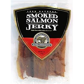 Alaska Smokehouse Smoked Salmon Jerky (Pack of 2) by Alaska Smokehouse