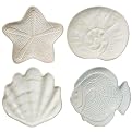 Seafare Shaped Plate Set of 4