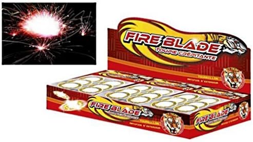 The LOT(PRIZE) OF 18 SPINNING TOP CREPITANTE K1 WHIRLWIND FIRECRACKER THE STRIPED by Le TIGRE