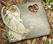 10" Joseph's Studio Memorial Angel Outdoor Garden Stepping Stone