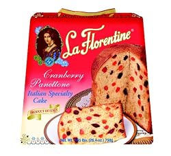 La Florentine Cranberry Panettone, 26.5-Ounce Boxes (Pack of 2)