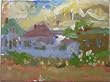 Monterey, Original Oil Painting on Canvas By Carmel Art Association Artist Victor Di Gesu - Unframed Artwork