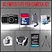 Olympus E-P3 PEN Digital Camera with 14-42mm Lens (Black) + Huge Accessories Package Including 8GB SDHC Memory Card + High Capacity PS-BLS1 Replacement Lithium-Ion Battery + Hi-Speed SD Card Reader + Carrying Case + Table Top Tripod + Lens Cleaning Kit + LCD Screen Protectors Kit