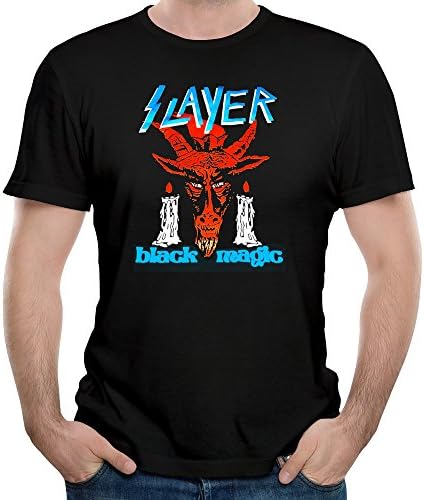 Men's Slayer Black Magic Thrash Metal Band Testament Black T Shirt