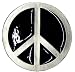 Peace Sign Belt Buckle - Ships in ''24'' Hours!