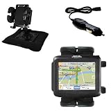 Magellan Roadmate 1200 Auto Bean Bag Dash Holder with Car Charger - Uses Gomadic TipExchange