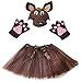 Petitebella Horse Hat Gloves Skirt Girl Children 3pc Costume Accessory (One Size)