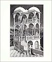 M.C. Escher (Belvedere) Art Poster Print