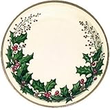 Creative Converting 56568 25 Count Winter Holly Paper Lunch Plates