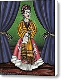 Curtains for Frida Canvas Print / Canvas Art - Artist Victoria De Almeida