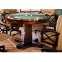 3 in 1 Round Poker Bumper Pool Poker Game Table New