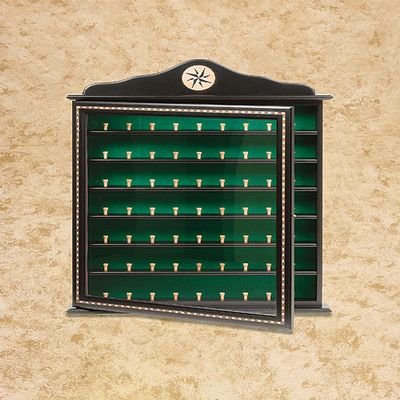 Buy 63 Ball Display Cabinet Inlay Black by Golf Gifts and Gallery