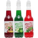 Time for Treats(TM) Tropical Punch, Watermelon and Lime Snow Cone Syrup 3-Pack by VICTORIO VKP1107