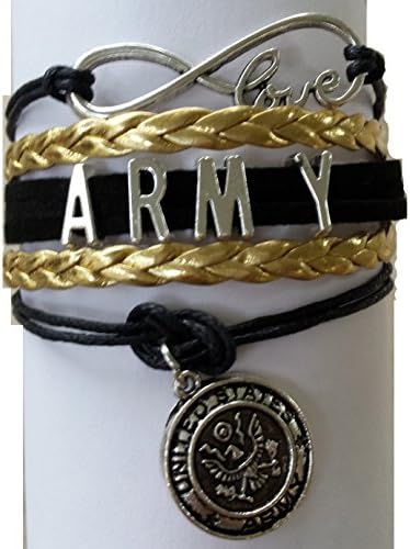 GeauxDat Collectibles Infinity Love Department Defense Army/Navy/Police/Air Force/Fire/Police Wife/Mom/Marines Career Bracelet~10 styles (Navy Mom)