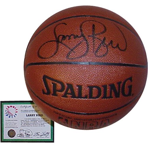 Boston Celtics Larry Bird Signed Basketball