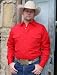 Walls Mens Western Wear 100% Cotton Twill Snap Long Sleeved Shirt