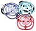 France Luxe Round Labyrinth Ponytail Holder - Nacro Brights