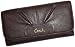 Women's Coach Ashley Leather Checkbook Wallet Mahogany