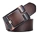 KaLeido Men's 40mm Fahion Personality Buckle Leather Belt