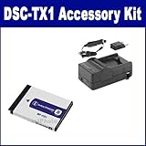 Sony DSC-TX1 Digital Camera Accessory Kit includes: SDM-110 Charger, SDNPBD ....