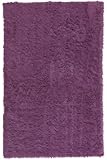Faux Sheepskin Area Rug, 3X5, Purple