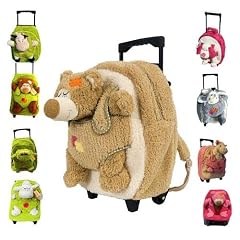 3in1 Kindertrolly Rucksack, Kuscheltier - Hund, Esel, B�r, Pferd, Pony, Schaf, Frosch, Kuh, K�lbchen