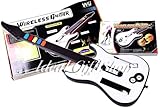 Wireless Guitar Controller Adapter for Nintendo Wii Guitar Hero Game Series ....